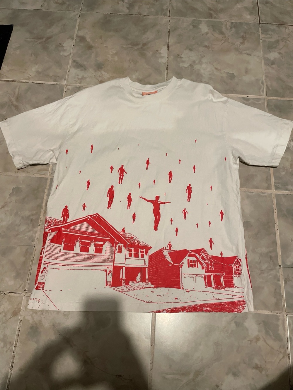 Slug Christ x Copes Upheaval T-Shirt SZ M
